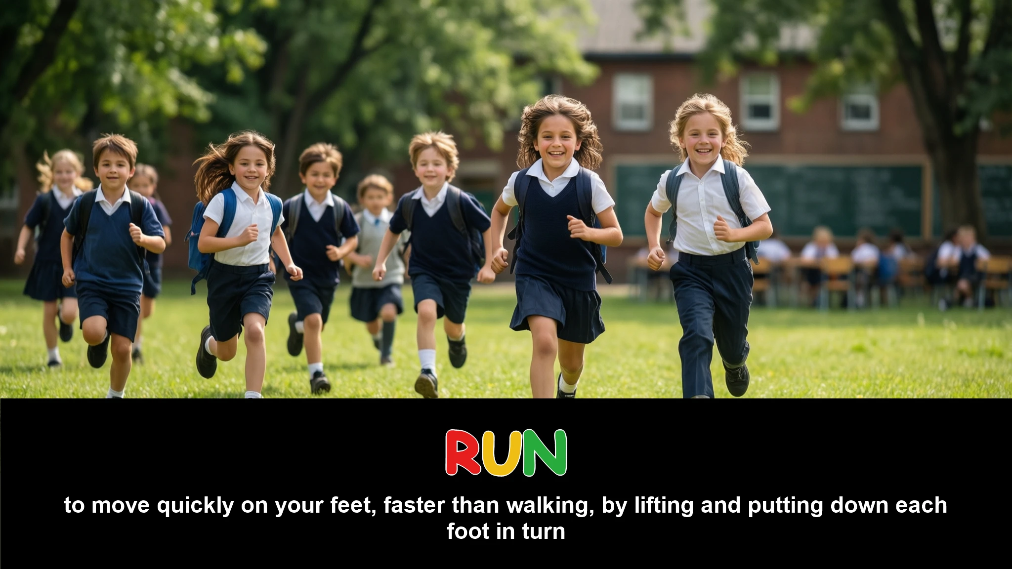 English Illustration for run